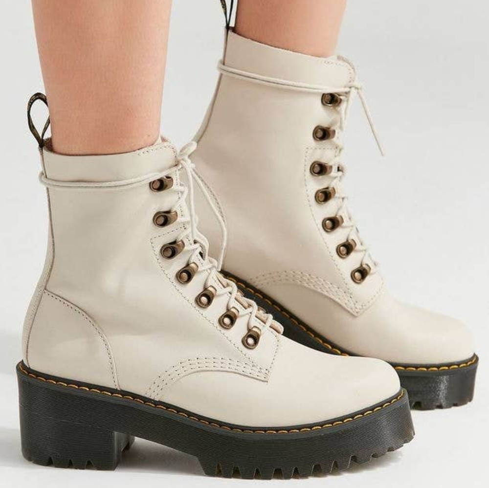 Dr. Martens Leona Temperly Boot Bone